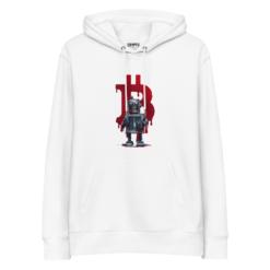 The Crypto Carnage: Laughing Bot Premium Hoodie