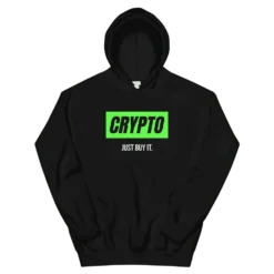 CRYPTO: Just Buy It Hoodie - Image 2