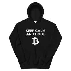 KEEP CALM & HODL BTC Hoodie - Image 2