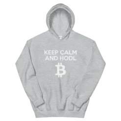 KEEP CALM & HODL BTC Hoodie - Image 3