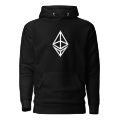 Ethereum Outline Logo Hoodie - Image 2