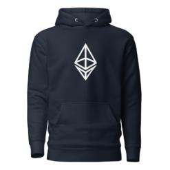 Ethereum Outline Logo Hoodie - Image 3