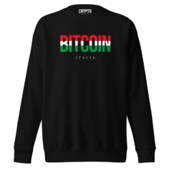 Bitcoin x Italian Flag Logo Sweatshirt