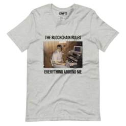 Crypto Geek x The Blockchain Rules Everything Around Me T-Shirt - Image 2