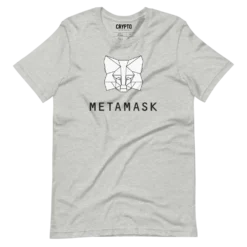 MetaMask Fox Black Outline T-shirt - Image 2