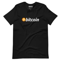 Bitcoin Logo Classic Black T-Shirt