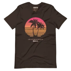 Bitcoin x Life's Better on the Beach T-Shirt - Image 3