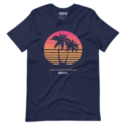 Bitcoin x Life's Better on the Beach T-Shirt - Image 2