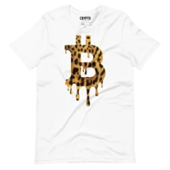 Bitcoin Melting Leopard T-Shirt