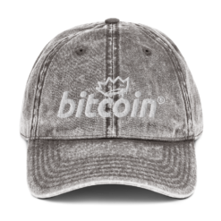 Bitcoin Vintage Baseball Cap - Image 3