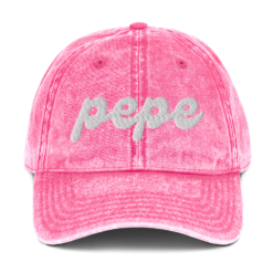 $PEPE Vintage Baseball Cap