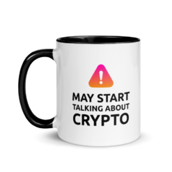 May Start Talking About Crypto Mug - Image 2