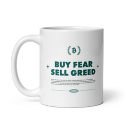 Buy Fear, Sell Greed Mug - Image 2