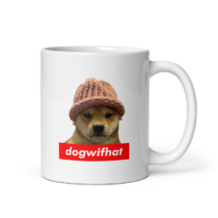 $WIF: Dog Wif Hat Mug